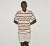 CONS Script Stripe Polo Shirt Burn Out Multi