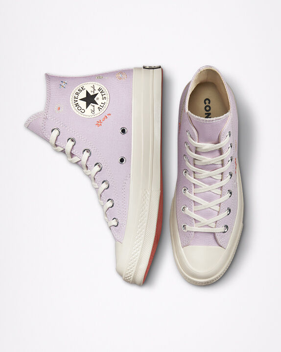 purple converse size 5