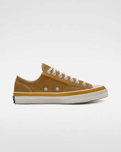 Custom Chuck 70 Embellished Suede Low Top wheat