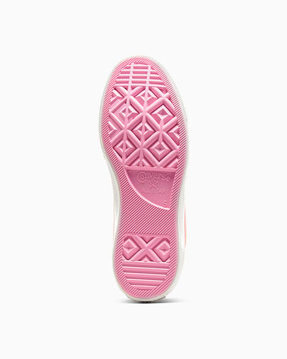 Chuck 70 Summer Embroidery Watermelon Slushy/Egret, Outsole View
