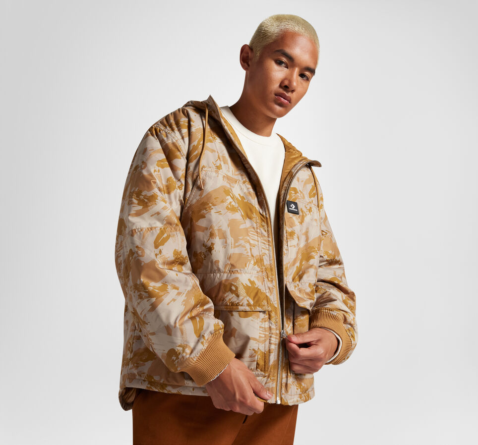 Camo Utility Jacket Trek Tan Paint Camo