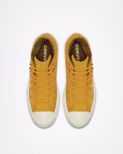 Chuck Taylor All Star GORE-TEX Lugged Waterproof Leather High Top Gold Dart/Olive Flak/Egret