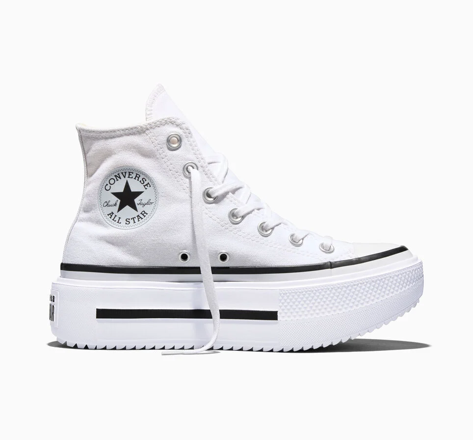 Chuck Taylor All Star Lift Double Stack Platform Canvas White/Black/White