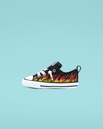 Into The Flames Chuck Taylor All Star Street Slip Black/Fresh Yellow