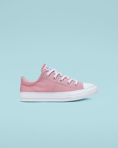 Llama Party Hook and Loop Chuck Taylor All Star Madison Coastal Pink/Mouse/White