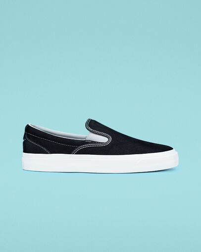 One Star CC Pro Suede Slip Black/White/White