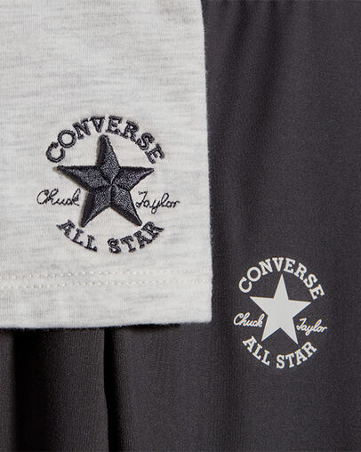 Boxy T-Shirt and Legging Set Dark Matter, Full Body View