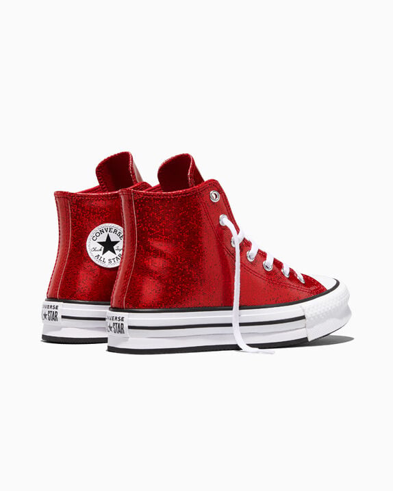 Chuck Taylor All Star Lift Platform Disco Glitter Big Kids High