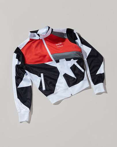 Converse x Koch&eacute; Track Jacket White Multi, Front View