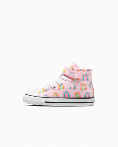 Chuck Taylor All Star Easy-On Rainbows Pink Foam/Grape Fizz/Amarillo, Inner Side View