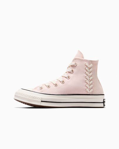 Chuck 70 Crafted Laces Pale Petal/Egret/Warm Clay, Inner Side View