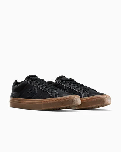 Sport Casual Black/Black/Gum, Top and Side View