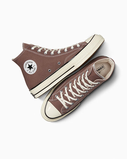 brown leather platform converse