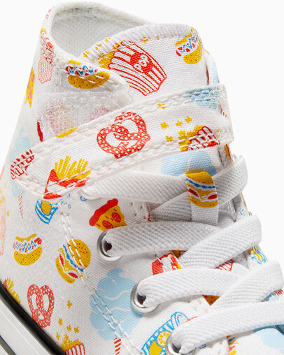 Chuck Taylor All Star Easy On Snacks White/Amarillo/Black, Detail Angle View