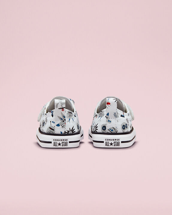 silver baby converse
