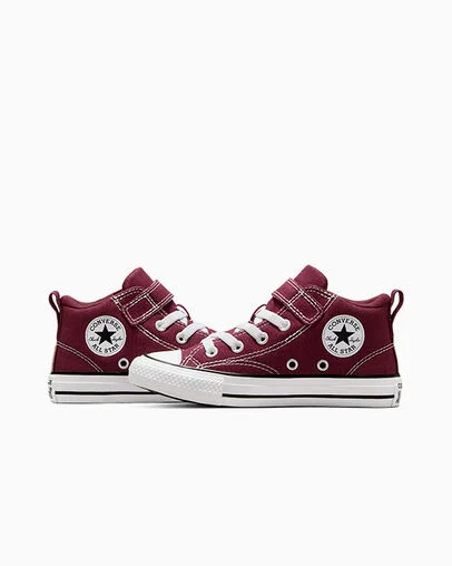 Chuck Taylor All Star Malden Street Canvas Easy-On Deep Bordeaux/White/Black, Detail Angle View