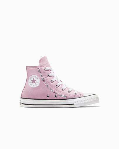 Chuck Taylor All Star Embroidered Feline Florals Big Kids High Top