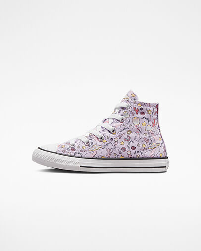 Chuck Taylor All Star Majestic Mermaids Vapor Violet/Aqua Mist/White, Inner Side View
