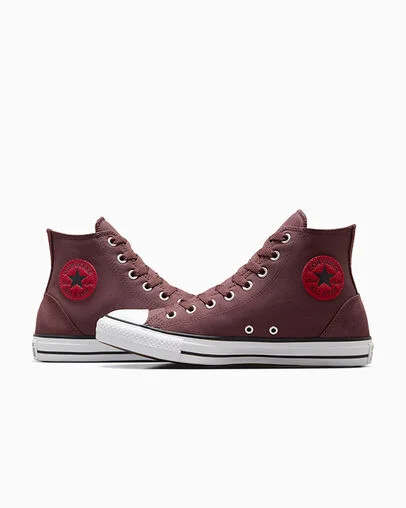 Chuck Taylor All Star Polyester & Suede Trail Mixed/Park Red/White, Detail Angle View