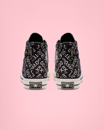 Chuck 70 GORE TEX Canvas High Top Black/White/Brown