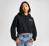 Valentine's Day Cropped Hoodie Converse Black