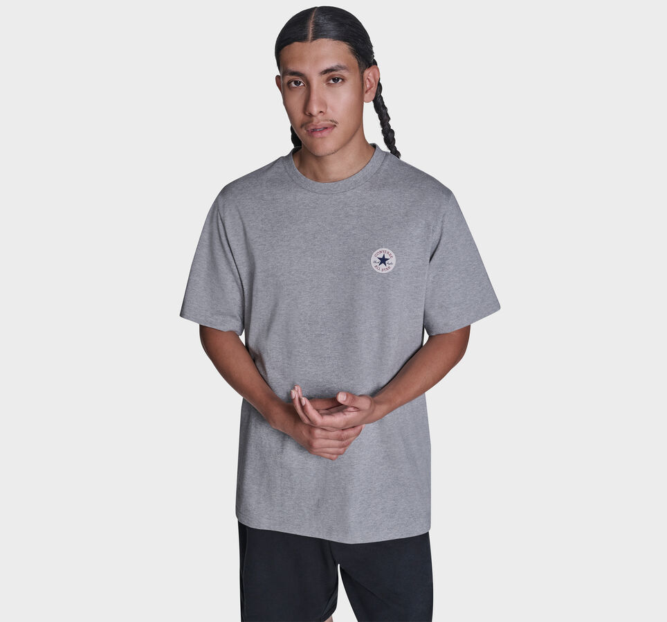 Chuck Taylor All Star Patch T-Shirt Vintage Grey Heather