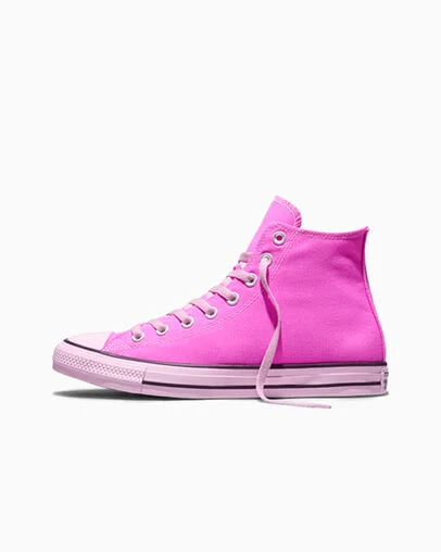 Chuck Taylor All Star Tonal Shocking Orchid Pink/New Found Bloom Pink/Black, Inner Side View