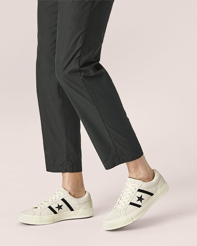 One Star Academy Low Top Egret/Black/Egret