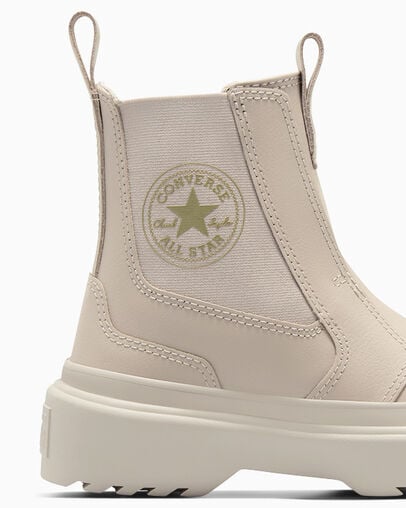 Chuck Taylor All Star Lugged Chelsea Boot Papyrus/Papyrus/Papyrus, Detail Angle View