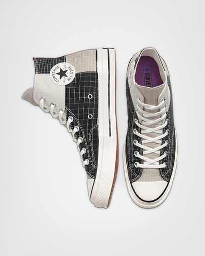 Quad Ripstop Chuck 70 Black/Egret/Oyster Grey