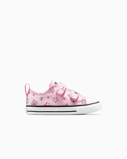 Chuck Taylor All Star Easy-On Doodles Pink Frosting/Red/My Jam, Outer Side View