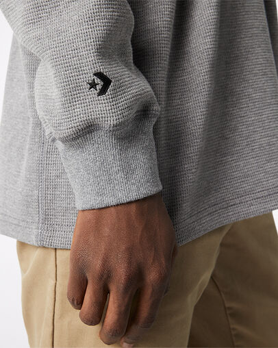 Thermal Waffle Crew Mason Heather