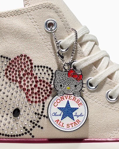 Converse x Hello Kitty Chuck Taylor 70 Swarovski&reg; Egret/Sporty Berry/Black