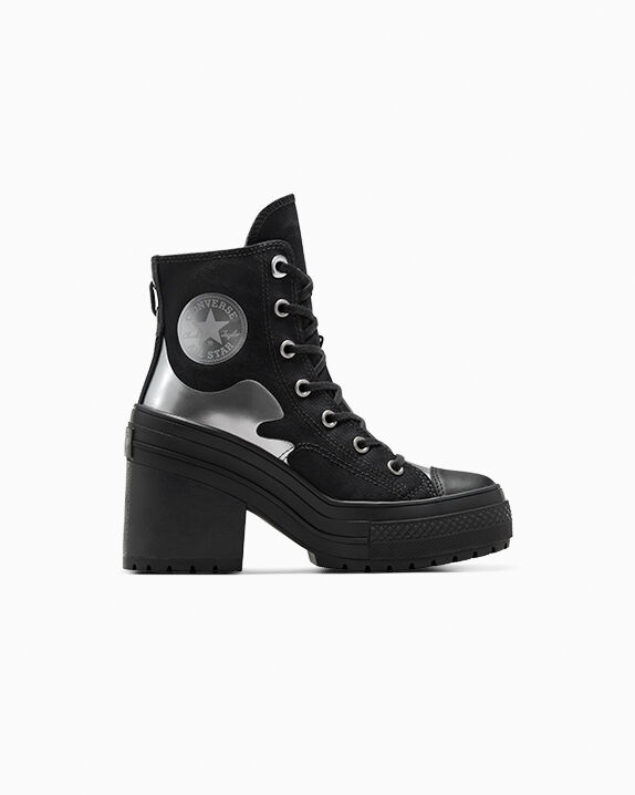 Chuck 70 De Luxe Heel Chrome Unisex High Top Shoe. Converse.com