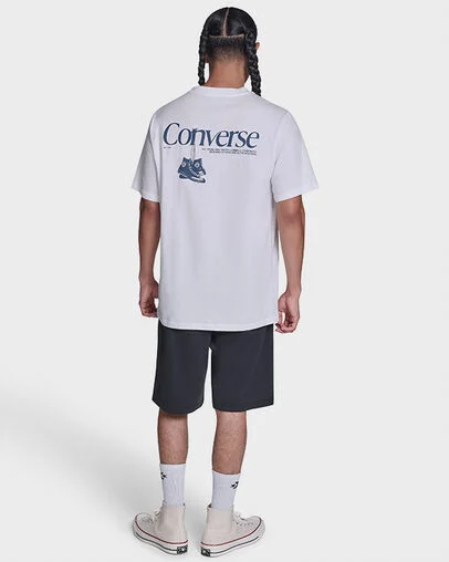 Hanging Shoes T-Shirt White 10A, Detail View