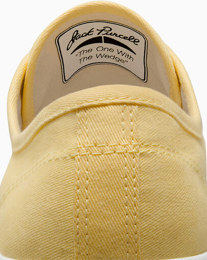 Jack Purcell Like Butter/White/Black, Detail Angle View