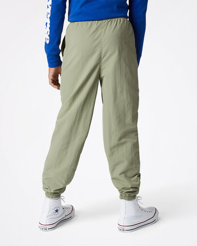 Nylon Dobby Relaxed Fit Pant Lt Field Surplus, Back View