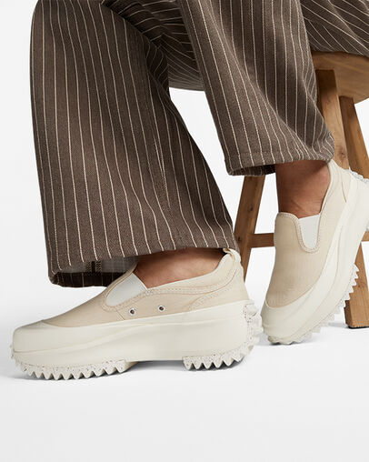 platform converse slip on