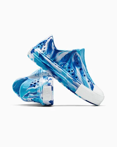 Chuck Taylor All Star Play Lite CX White/Gnarly Blue/Blue, Detail Angle View