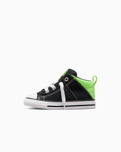 Chuck Taylor All Star Axel Hyper Brights Black/Slime Light/White, Inner Side View