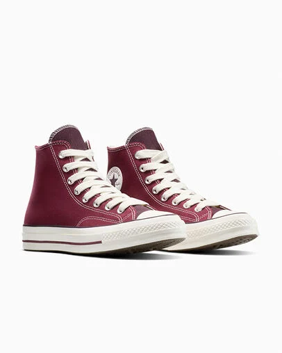 Chuck 70 Tonal Color Block Canvas Dark Beetroot/Egret/Black