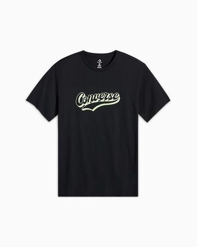 Varsity T-Shirt Converse Black, Front View