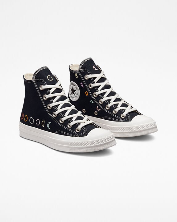 Converse Chuck 70 Mystic Symbols High Top (Black Size 5.5) Womens Canvas Shoes