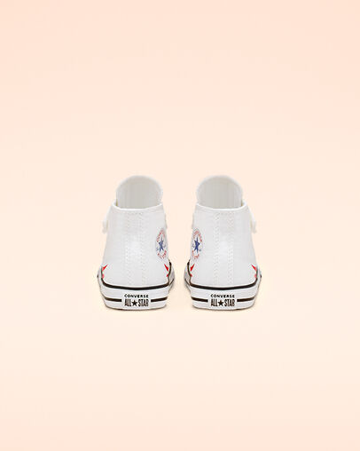 Archive Flames Hook and Loop Chuck Taylor All Star White/Enamel Red/Fresh Yellow