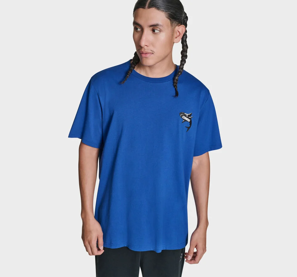 Shark Comic T-Shirt Blue
