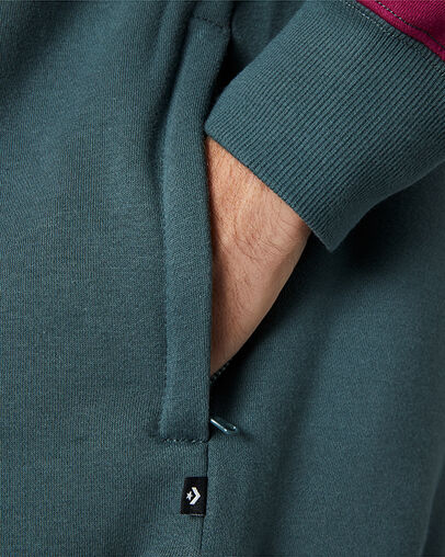 Wordmark Funnel Neck Faded Spruce