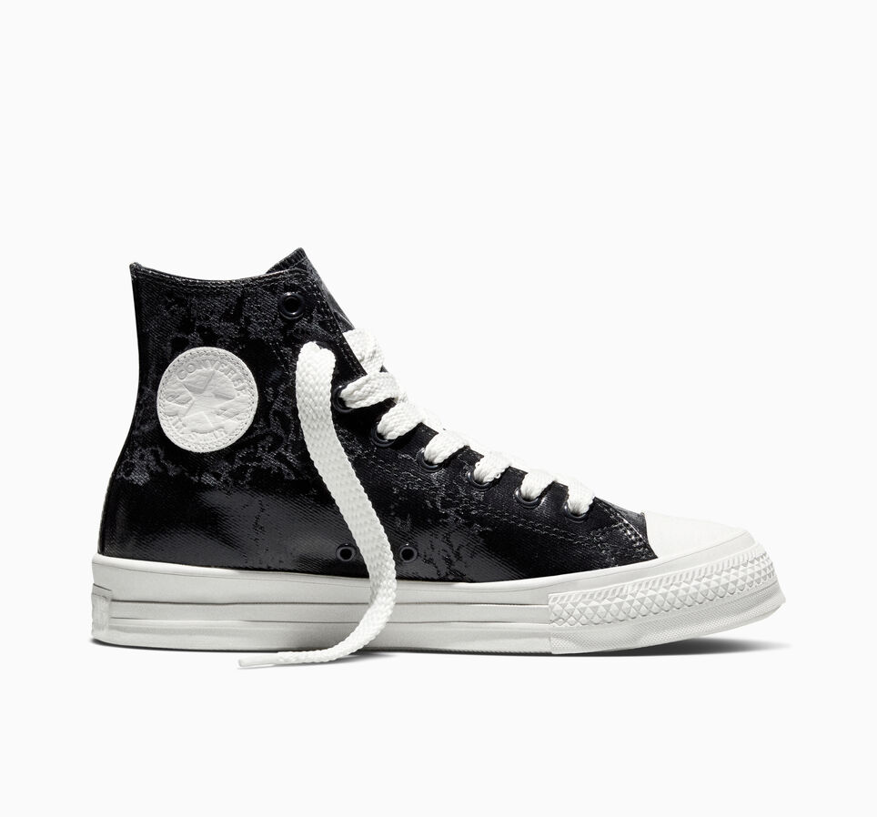 Chuck Taylor Throwback Waxed Denim Black/Vintage White