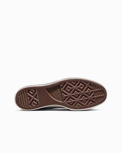 Chuck Taylor All Star Lift Platform Peached Canvas Clear Skies/Egret/Black, Outsole View