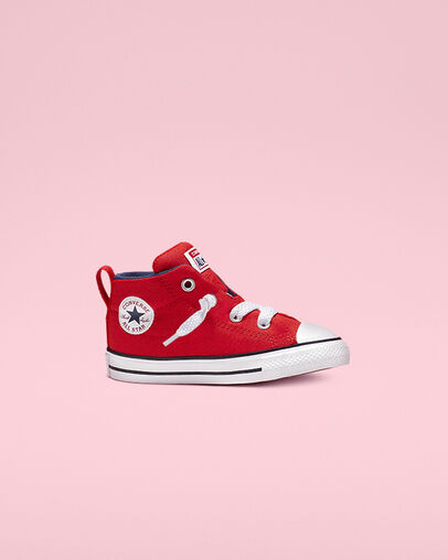 Chuck Taylor All Star Street Mid Habanero Red/Navy/White