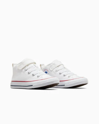 Chuck Taylor All Star Malden Street Canvas Easy-On White/Red/Blue, Top and Side View